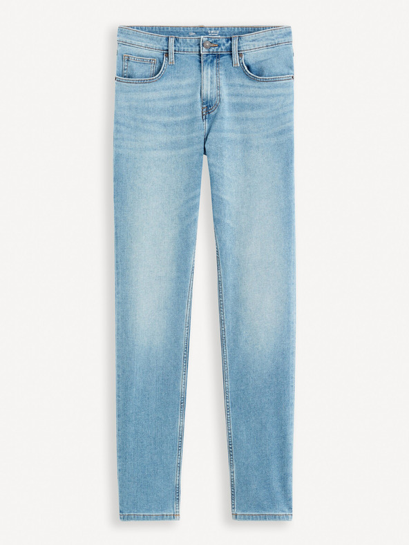 Celio Svijetloplave muške uske traperice Celio Foslim