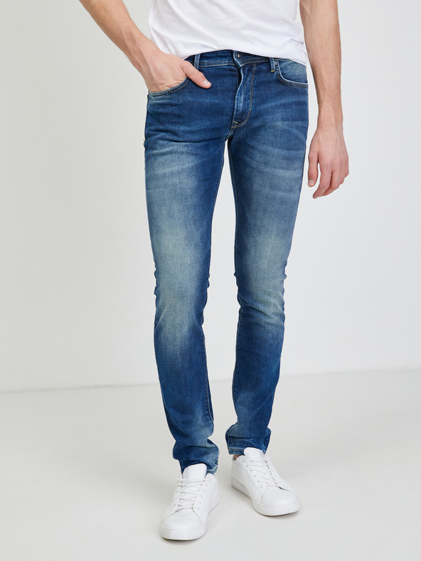 Pepe Jeans Pepe Jeans Stanley tamnoplave muške slim fit traperice