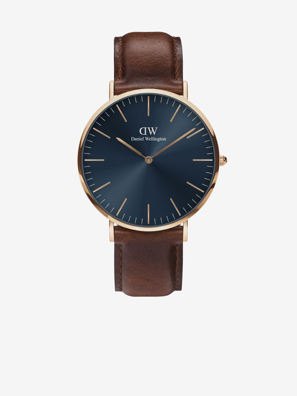 Daniel Wellington Tamnosmeđi muški kožni sat Daniel Wellington CLASSIC