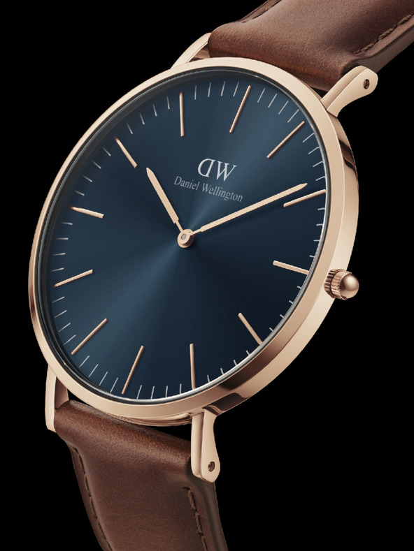 Daniel Wellington Tamnosmeđi muški kožni sat Daniel Wellington CLASSIC