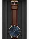 Daniel Wellington Tamnosmeđi muški kožni sat Daniel Wellington CLASSIC