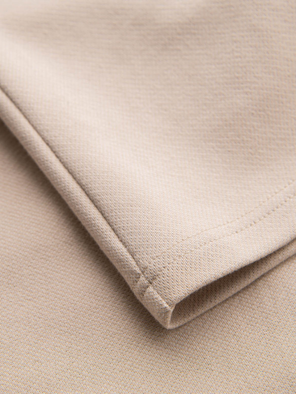 Ombre Clothing Muška pamučna trenirka BASIC bež Ombre Clothing