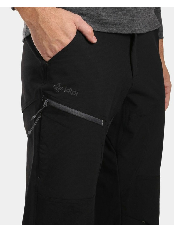 Kilpi Muške utdoor hlače Kilpi VILLAIN-M Black