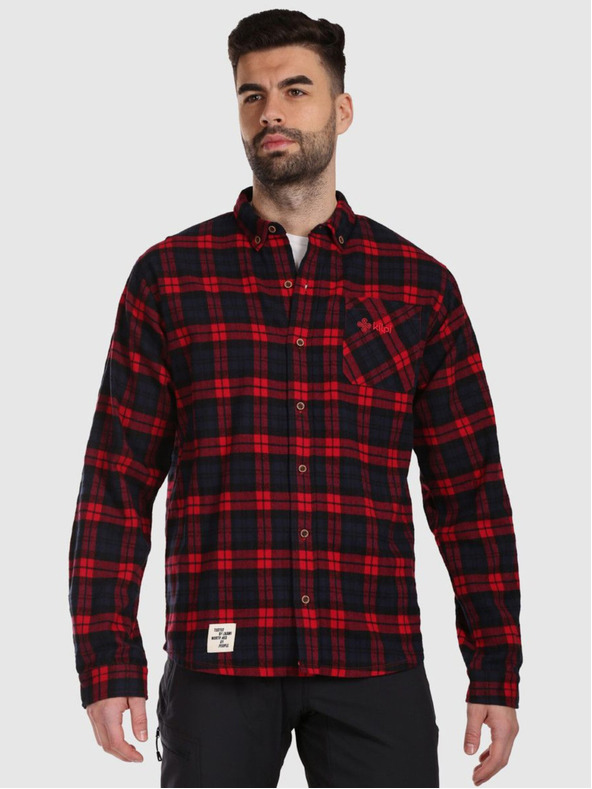 Kilpi Muška sportska flanelska majica Kilpi FLANNY-M Red