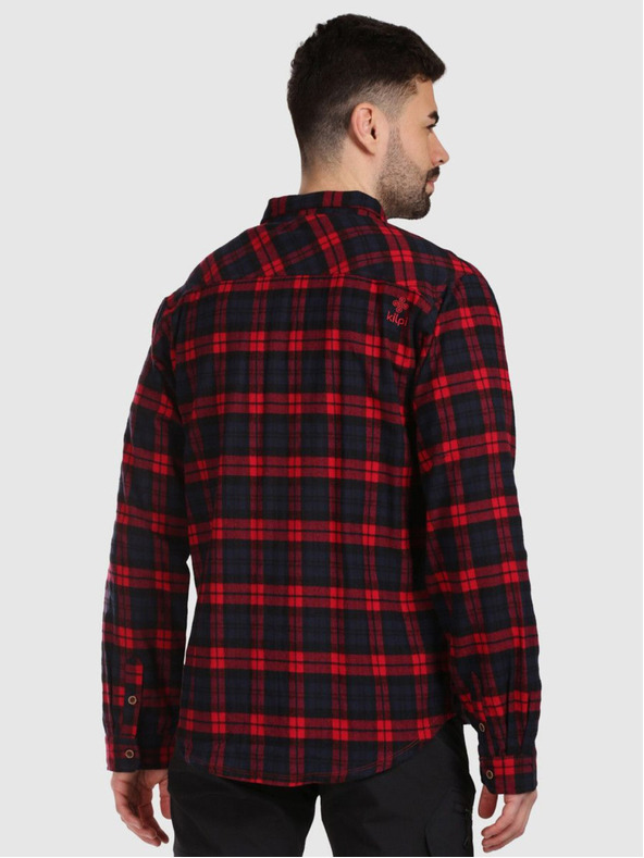 Kilpi Muška sportska flanelska majica Kilpi FLANNY-M Red