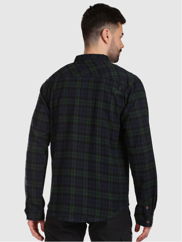 Kilpi Muška sportska flanelska majica Kilpi FLANNY-M tamno zelena