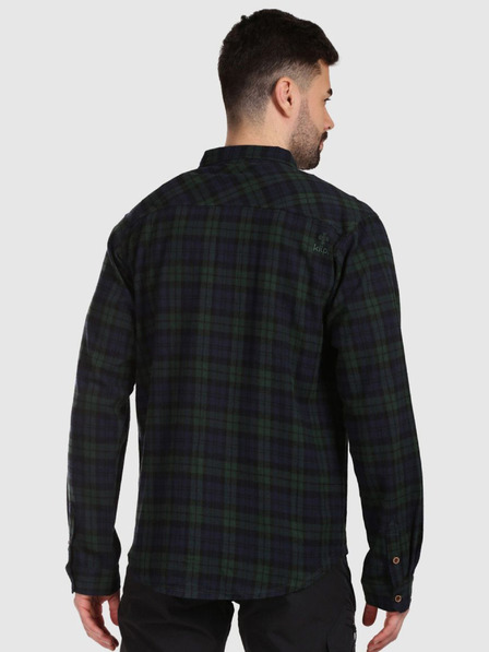 Kilpi Muška sportska flanelska majica Kilpi FLANNY-M tamno zelena