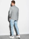 Ombre Clothing Muška košulja dugih rukava K542 - siva