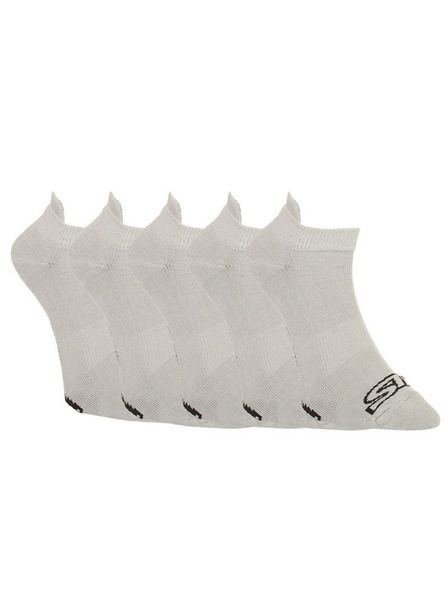 Styx 5PACK Styx niske sive čarape