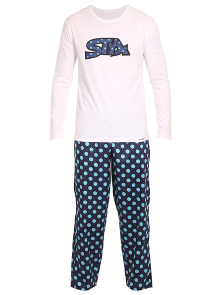 Styx Muška pidžama Styx na točkice