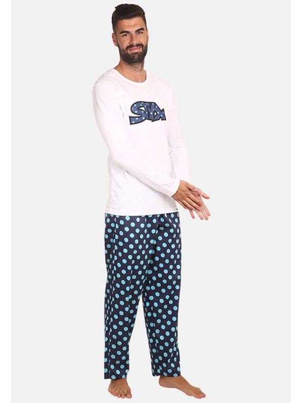 Styx Muška pidžama Styx na točkice