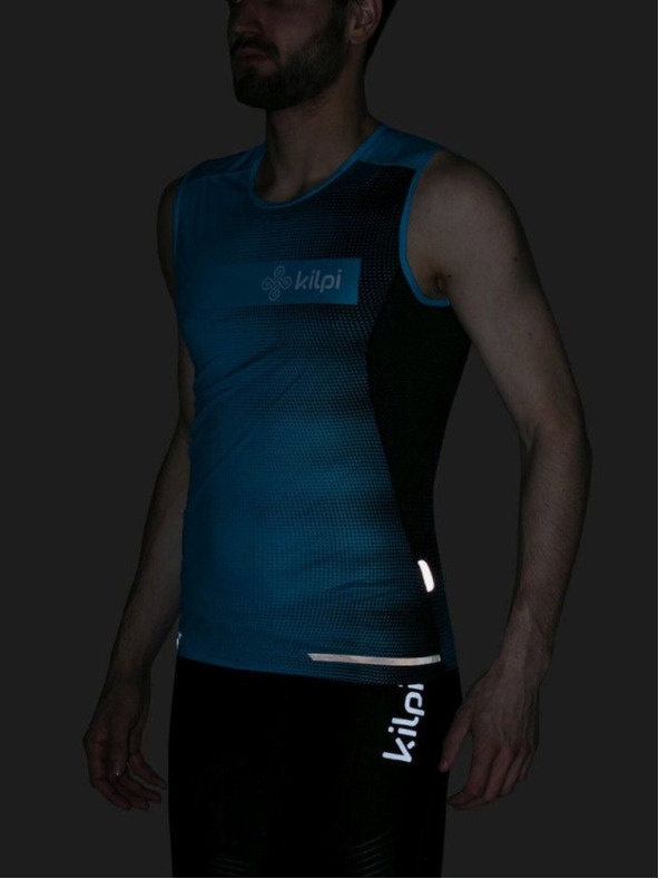 Kilpi Plava muška majica bez rukava Kilpi EMILIO-M za timsko trčanje