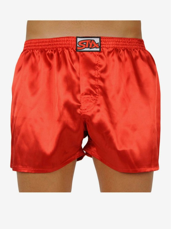 Styx Muške kratke hlače Styx classic rubber saten crvene boje