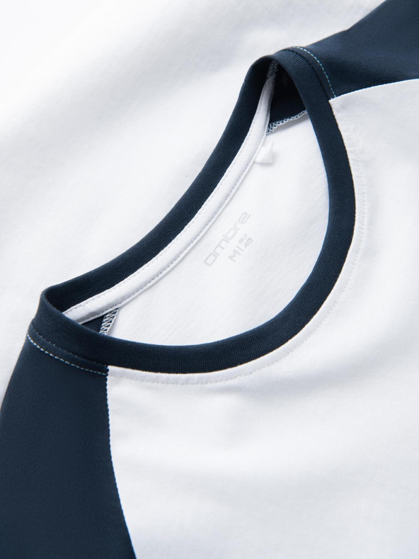 Ombre Clothing Muška majica s printom dugih rukava - crna V1 OM-LSPT-0119 Ombre odjeća