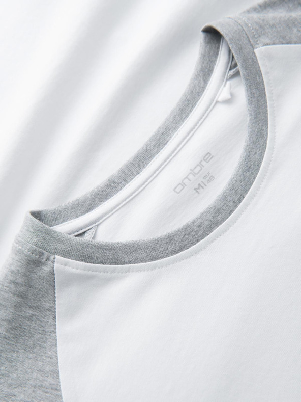 Ombre Clothing Muška majica s printom dugih rukava - crna V1 OM-LSPT-0119 Ombre odjeća