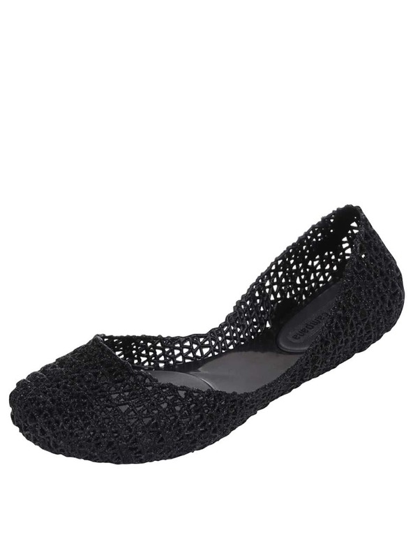 Melissa Crne svjetlucave balerinke Melissa Campana Papel