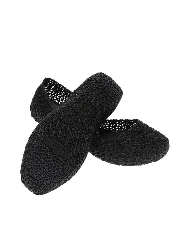 Melissa Crne svjetlucave balerinke Melissa Campana Papel