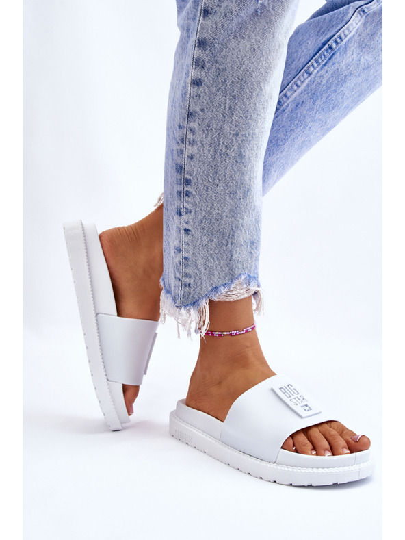 BIG STAR SHOES Ženske papuče Big Star White