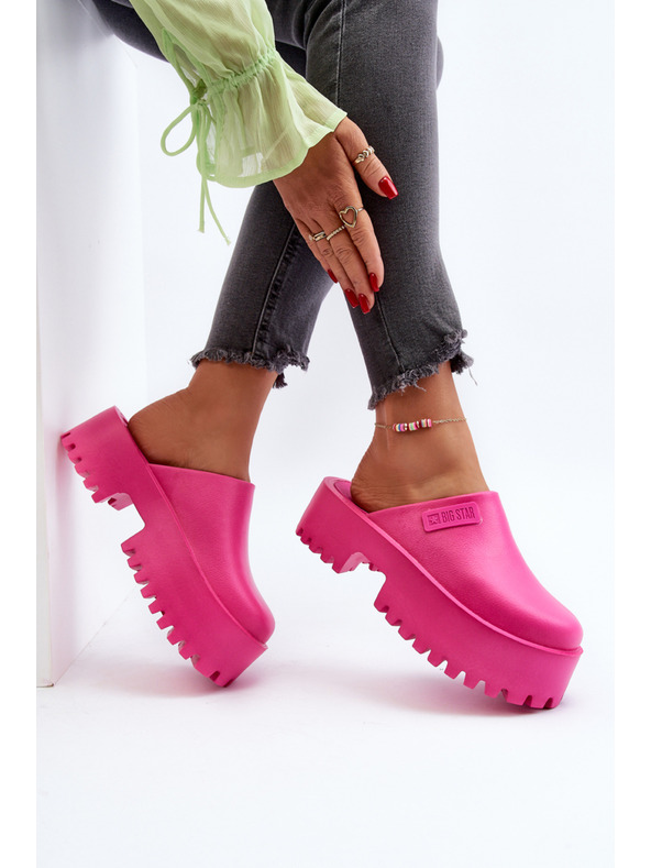 BIG STAR SHOES Ženske japanke na masivnom potplatu Big Star