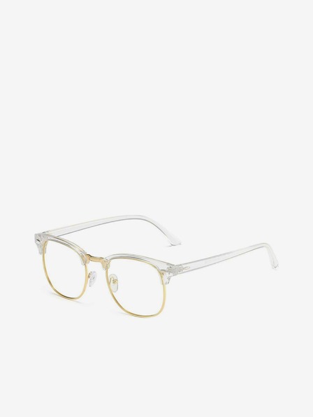 VEYREY VeyRey Blue Light Blocking Glasses Oval Sigrid Clear