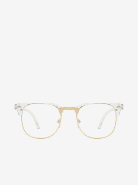 VEYREY VeyRey Blue Light Blocking Glasses Oval Sigrid Clear