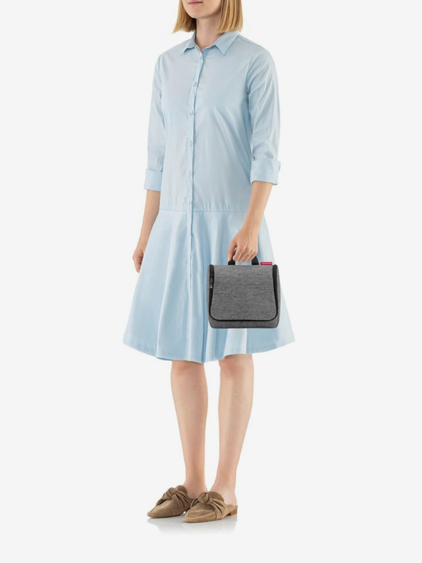 Reisenthel Siva ženska kozmetička torbica Reisenthel Toiletbag Twist Silver