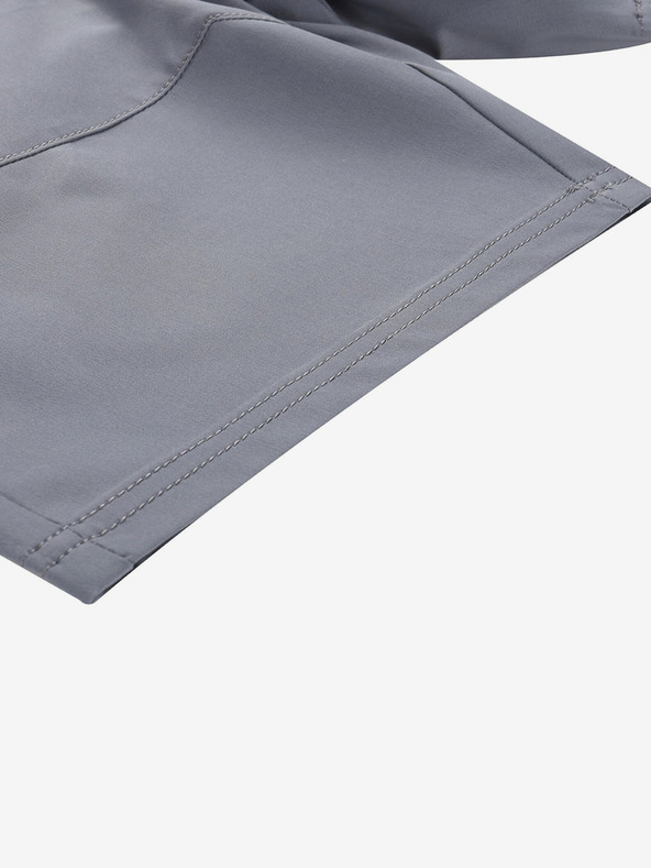 ALPINE PRO Ženske softshell kratke hlače ALPINE PRO BAKA dimljeni biser