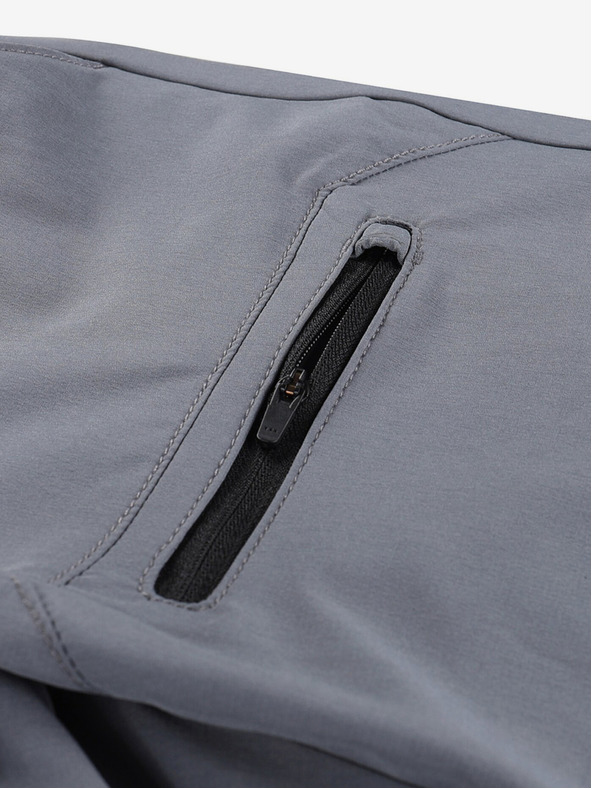 ALPINE PRO Ženske softshell kratke hlače ALPINE PRO BAKA dimljeni biser