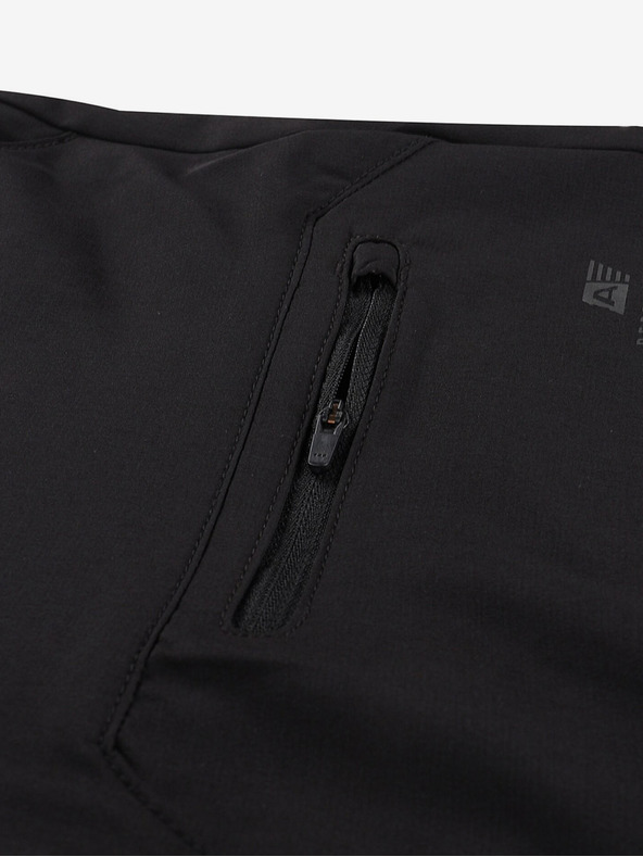 ALPINE PRO Ženske softshell kratke hlače ALPINE PRO BAKA crne