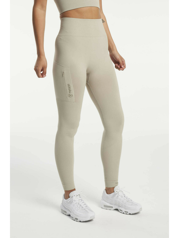 Tenson ženske bešavne funkcionalne elastike TENSON Seamless Tights W bež