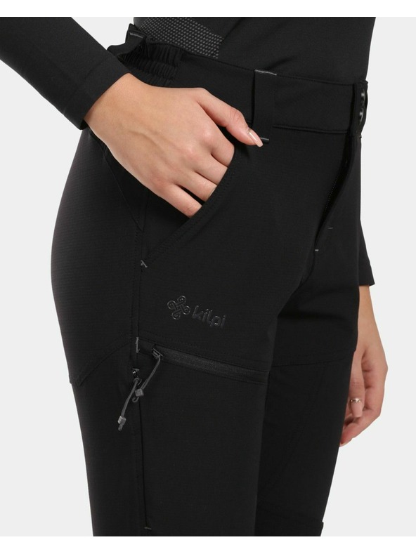 Kilpi Ženske vanjske hlače Kilpi VILLAIN-W Black