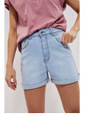 Moodo Moodo ženske kratke traper hlače svijetlo plave boje