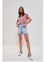 Moodo Moodo ženske kratke traper hlače svijetlo plave boje