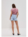 Moodo Moodo ženske kratke traper hlače svijetlo plave boje