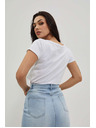 Moodo Ženska majica L-TS-4019 BIJELA Moodo