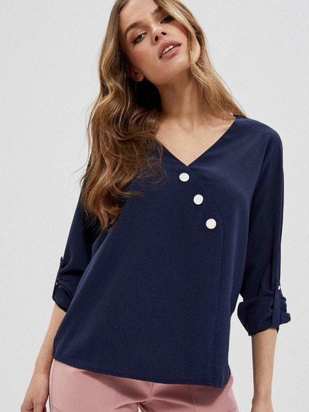 Moodo Moodo tamnoplava ženska bluza