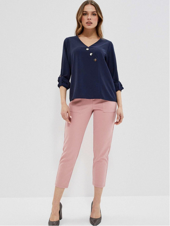 Moodo Moodo tamnoplava ženska bluza