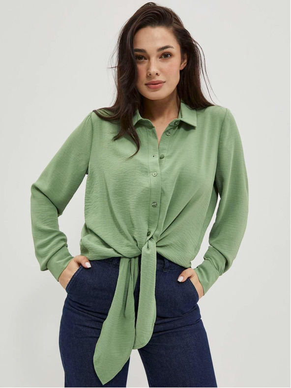 Moodo Zelena ženska košulja Moodo