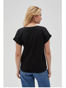 Moodo Ženska crna majica Moodo