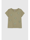 Moodo Ženska maslinasta majica Moodo