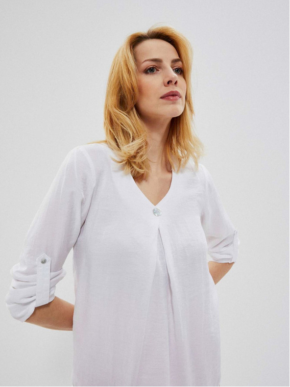 Moodo Bijela ženska Moodo bluza