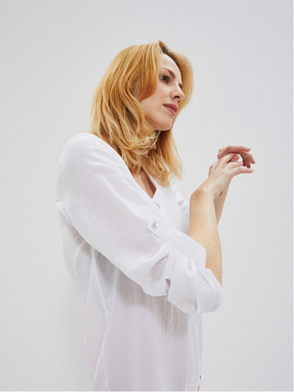 Moodo Bijela ženska Moodo bluza