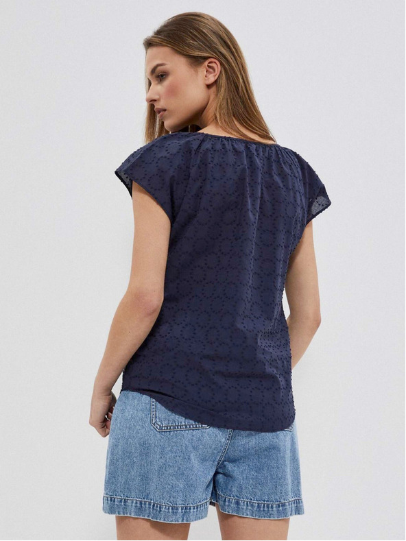 Moodo Moodo tamnoplava ženska bluza