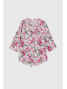 Moodo Ženska majica s cvjetnim uzorkom Moodo