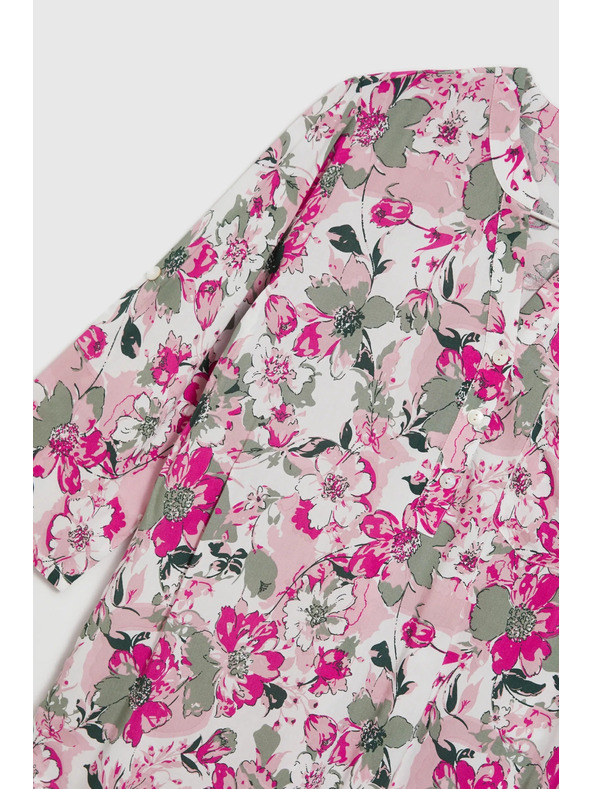 Moodo Ženska majica s cvjetnim uzorkom Moodo