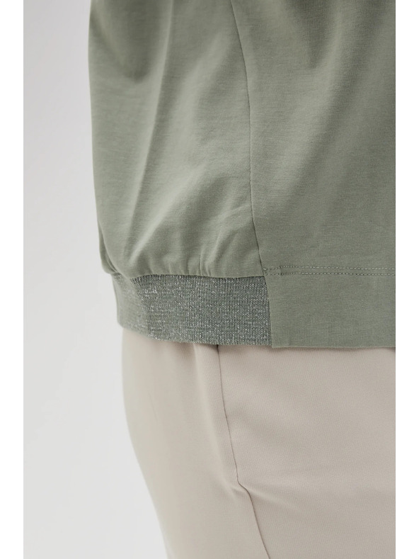 Moodo Ženska maslinasta majica Moodo