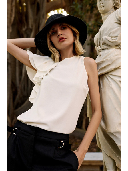 Moodo Ženska majica bijela Moodo