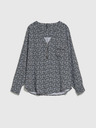 Moodo Bijelo-crna ženska Moodo bluza s uzorkom