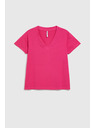 Moodo Ružasta ženska majica Moodo