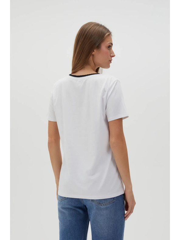 Moodo Bijela ženska majica Moodo